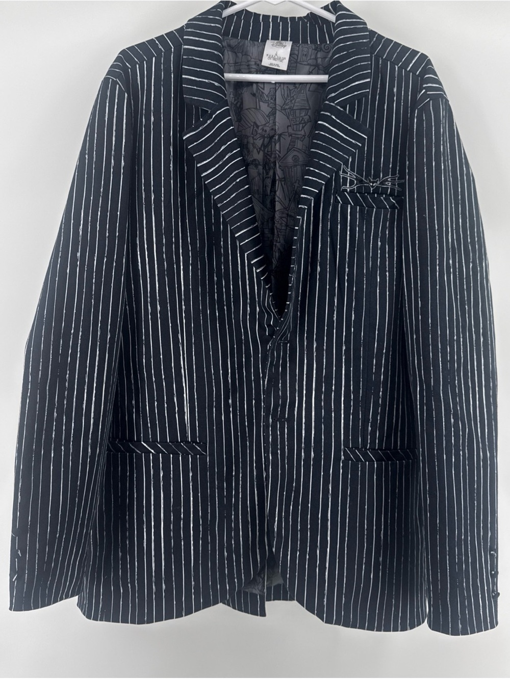 Disney Store The Nightmare Before Christmas Jack Skellington Blazer Jacket SZ L